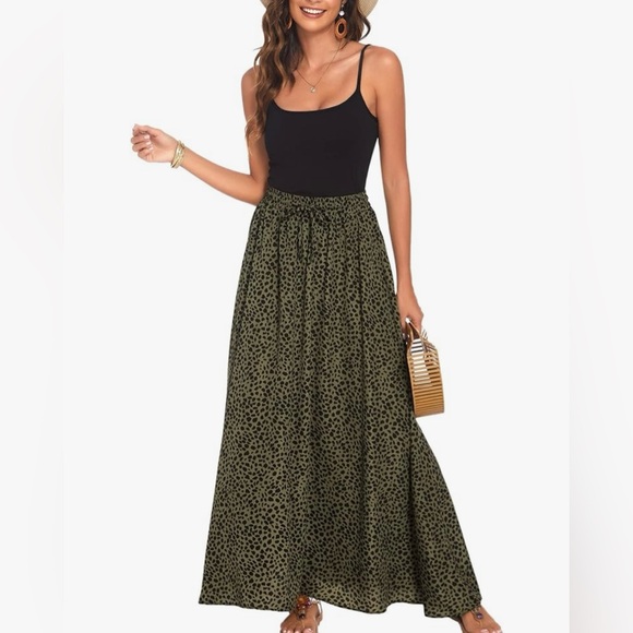 Bluetime Flowy Long Skirt - NWT - elastic waistband - Picture 1 of 6